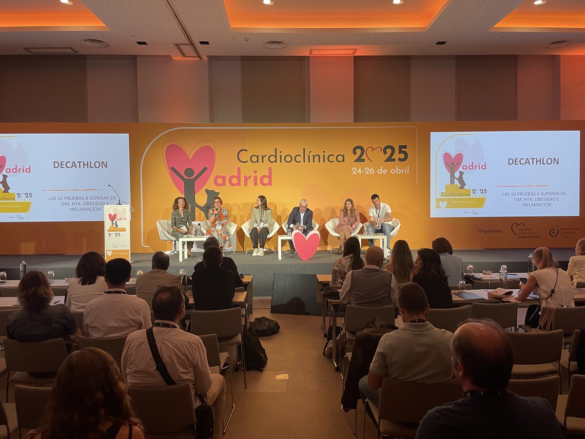 Asociación Cardiología Clínica SEC (@clinica_sec) on Twitter photo #ÚltimaHora en #CardioClínica25
#Decathlon. Las 10 pruebas a superar en Diabetes, Obesidad, HTA e inflamación
Arbitran <a href="/reginadalmau/">Regina Dalmau</a> & <a href="/Marisolbravoam2/">Marisol bravo amaro</a> #ÚltimaHora en #CardioClínica25
#Decathlon. Las 10 pruebas a superar en Diabetes, Obesidad, HTA e inflamación
Arbitran <a href="/reginadalmau/">Regina Dalmau</a> & <a href="/Marisolbravoam2/">Marisol bravo amaro</a>