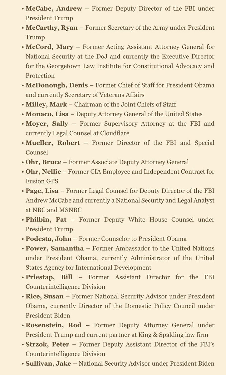 factpostnews's tweet photo. (Kash Patel, head of the FBI, is the person that created and published this enemies list) https://t.co/G0xPNxKWUg