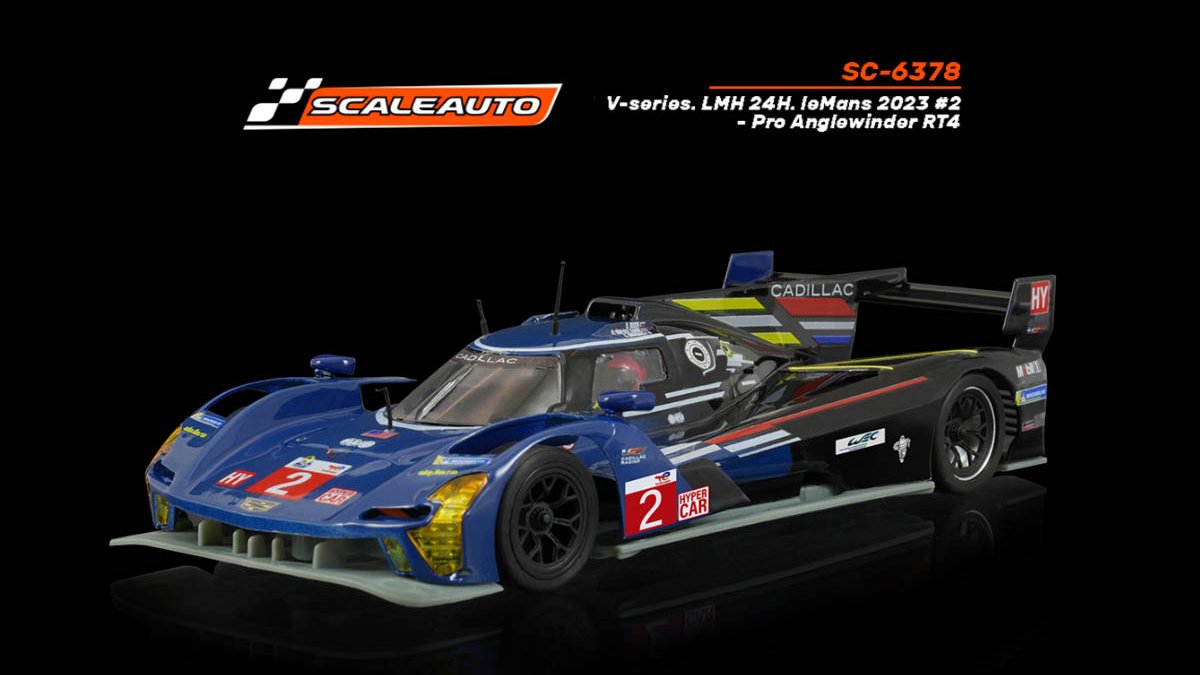 Three new Scaleauto 1/32 Cadillac V-Series.R Le Mans 2023 Hypercars are now available at Pendle Slot Racing - pendleslotracing.co.uk #slotcars #scalextric