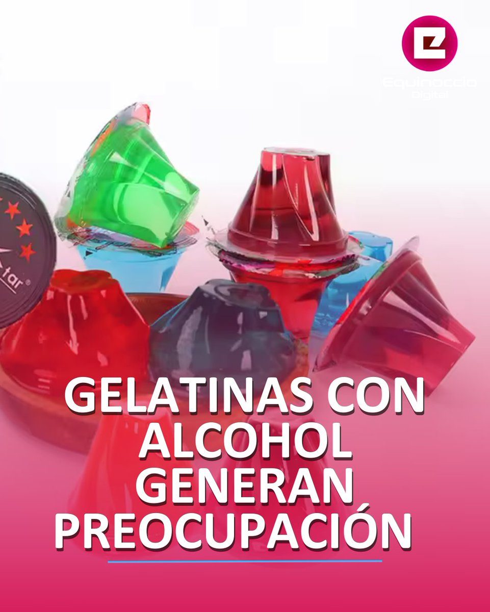 🟣Gelatinas con siete grados de alcohol están a la venta en tiendas cercanas a colegios en Quito, siendo accesibles para los menores a un precio de 25 centavos. A pesar de las advertencias, muchos estudiantes logran comprarlas.

🟣La Unión Nacional de Educadores ha solicitado al