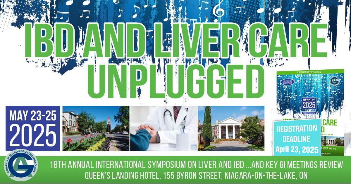 ontario_gastros's tweet photo. Register Today!

Dive into the latest in Liver &amp; IBD research at the 18th OAG International Symposium in Niagara-on-the-Lake!

https://t.co/sPVYbwn7Wl 

#gastro #gastroenterology #MedicalConference #Networking #OAG https://t.co/vbg6NBVz8h
