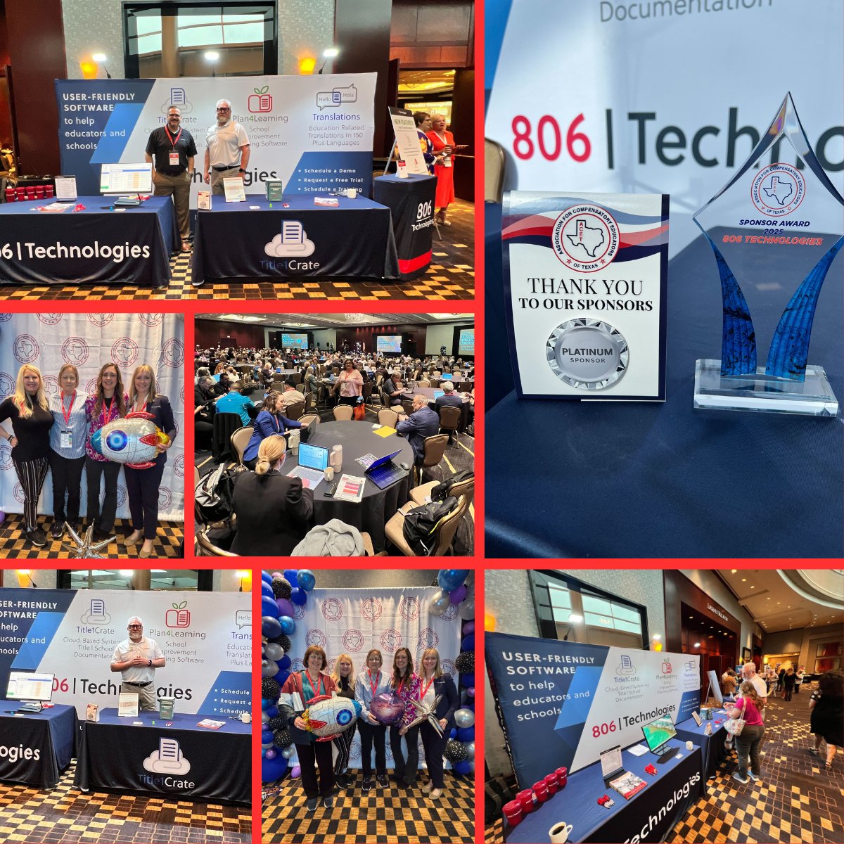 806Technologies's tweet image. We had a great time at ACET! ✨

Thank you to everyone who stopped by to connect with us, share your stories, &amp;amp; learn how we’re helping school/districts streamline planning and compliance.

We’re inspired by the incredible work across Texas &amp;amp; grateful to be part of your journey!