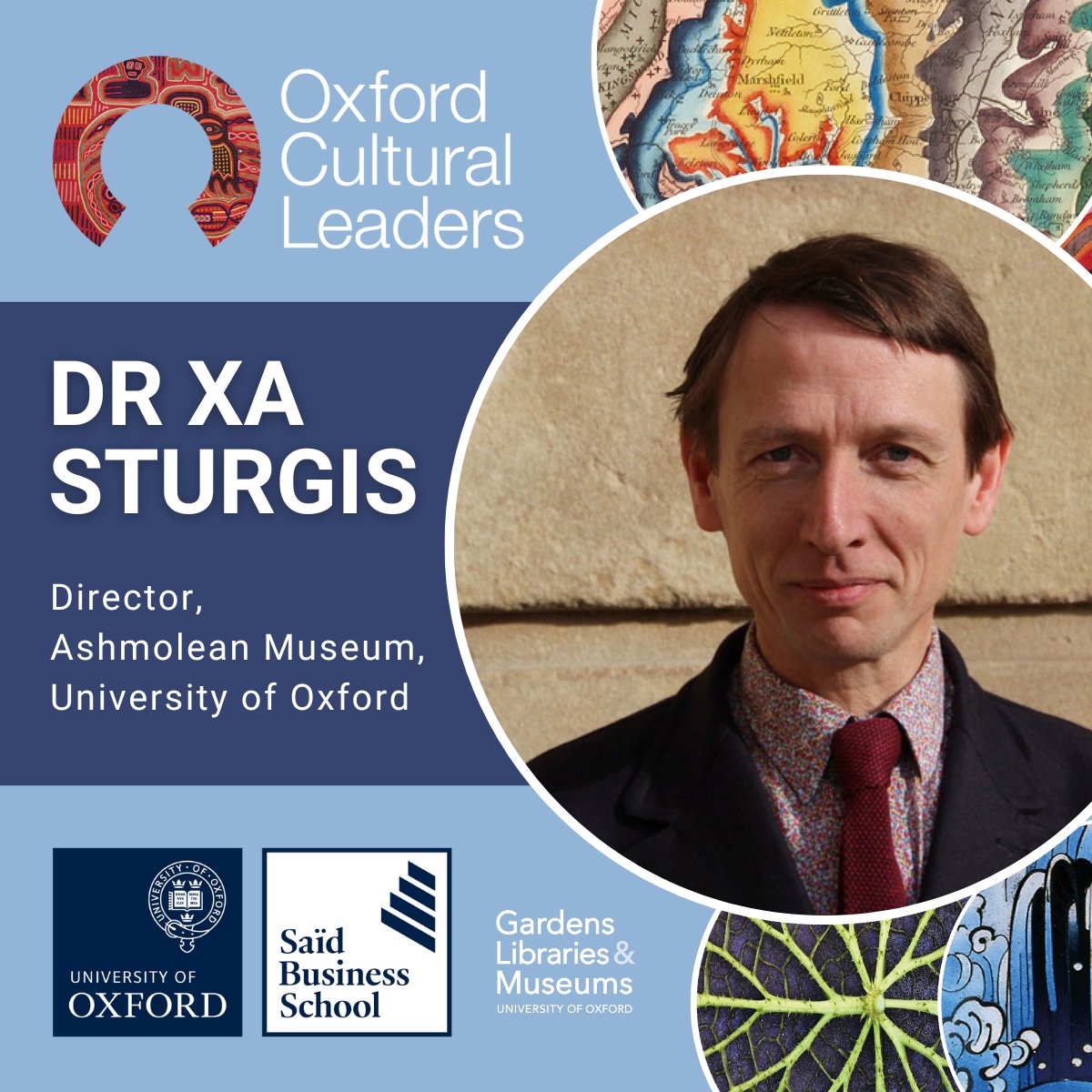 Honoured to have Dr Xa Sturgis, CBE of <a href="/AshmoleanMuseum/">Ashmolean Museum</a> speak at this year’s @OxfordGLAM and <a href="/OxfordSBS/">Saïd Business School</a> Online #CulturalLeadership programme 🌟
Insights from <a href="/UniofOxford/">University of Oxford</a>’s finest on leadership + transformation.
