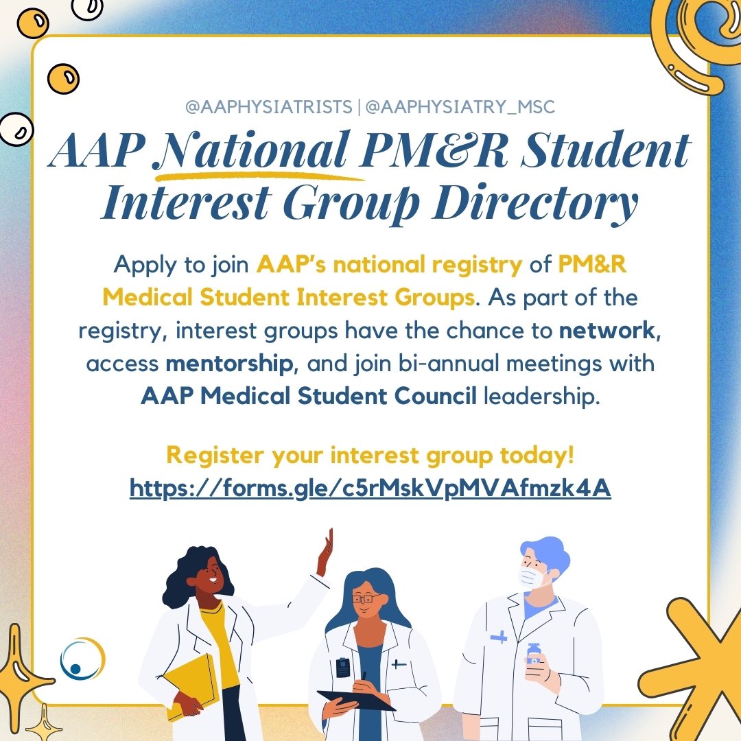 AAP Medical Student Council PM&R tweet media