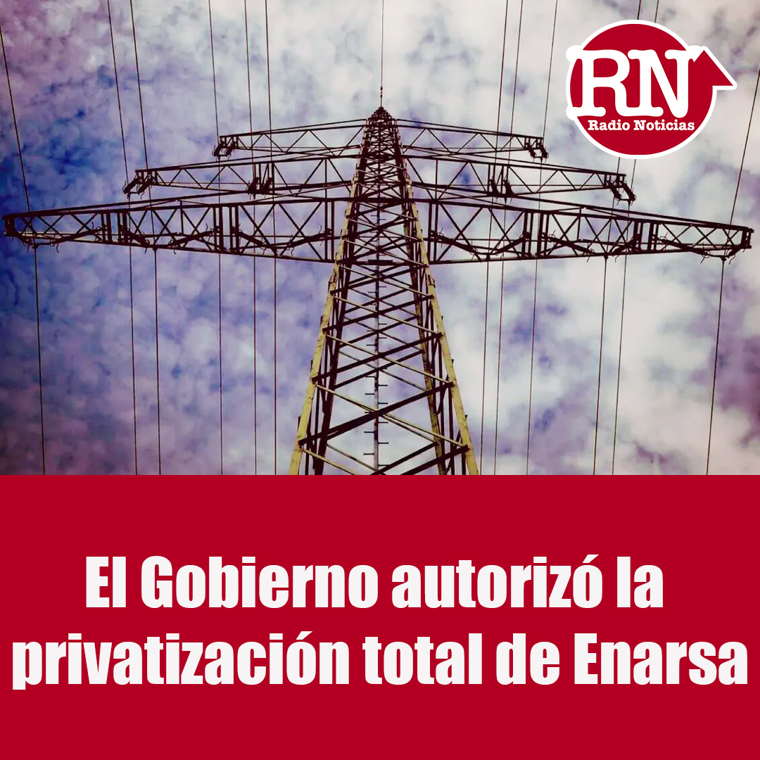 📢El Gobierno nacional autorizó este viernes la privatización total de Energía Argentina SA. (Enarsa), empresa estatal con participación en múltiples compañías del sector energético.

💻 Visita nuestra pagina web: radionoticiasweb.com.ar
#laprimeramañana #radionoticias