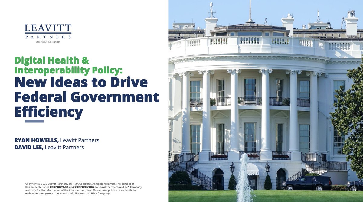 Missed yesterday's webinar with Ryan Howells and David Lee, "Digital Health &amp; Interoperability Policy: New Ideas to Drive Federal Government Efficiency?" 

Watch now: bit.ly/3Ru51kv
