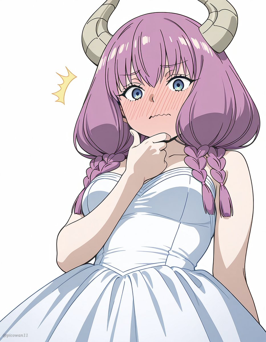 Lady Aura with a blush
赤面のアウラ様