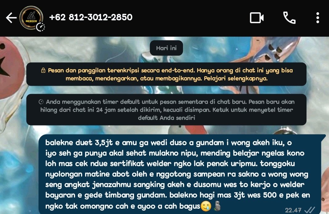 kanawgap's tweet photo. ngechat penipu mna yg dg nada lembut😭 https://t.co/xG8z0pFCqm