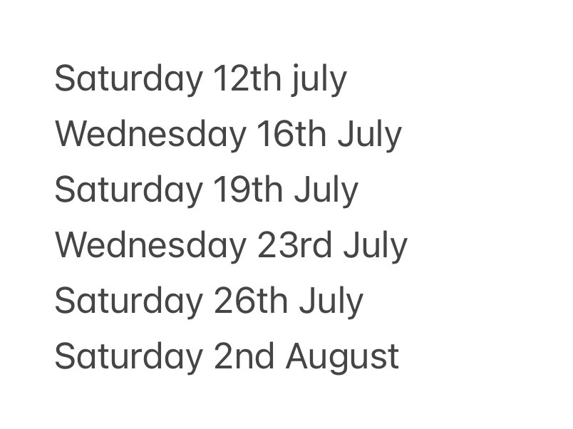 Wayne Priestman (@waynepriestman) on Twitter photo Looking to get pre season games booked in for my <a href="/MetrogasFC/">Metrogas FC</a> first team. We will be looking not to play teams in competing in <a href="/KCFL1516/">Kent County FL News</a> Prem Div.
Games will be split costs on pitch and officials. If your interested please DM me Looking to get pre season games booked in for my <a href="/MetrogasFC/">Metrogas FC</a> first team. We will be looking not to play teams in competing in <a href="/KCFL1516/">Kent County FL News</a> Prem Div.
Games will be split costs on pitch and officials. If your interested please DM me