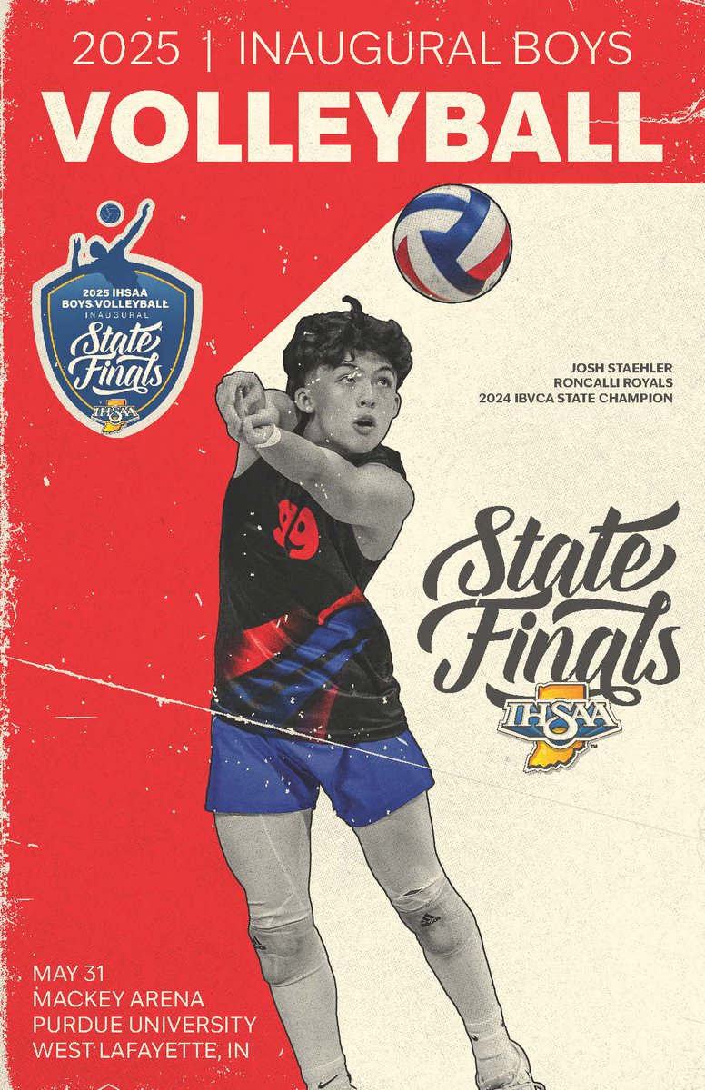 IHSAA (@ihsaa1) on Twitter photo Mackey Arena to host Inaugural IHSAA Boys Volleyball State Finals on May 31!
🏆🏐 <a href="/IBVCAvb/">IBVCA</a> <a href="/PurdueSports/">Purdue Athletics</a> <a href="/PurdueVB/">Purdue Volleyball</a>
#IHSAA News Release: ihsaa.org/sites/default/… Mackey Arena to host Inaugural IHSAA Boys Volleyball State Finals on May 31!
🏆🏐 <a href="/IBVCAvb/">IBVCA</a> <a href="/PurdueSports/">Purdue Athletics</a> <a href="/PurdueVB/">Purdue Volleyball</a>
#IHSAA News Release: ihsaa.org/sites/default/…