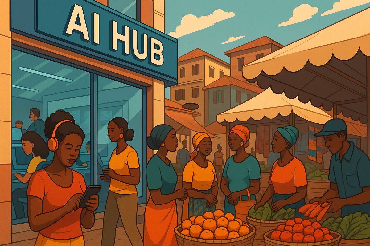 Still thinking of AI infrastructure. 

It's like farmland.

You can have the best seeds (ideas, talent, ambition), but without land (data centers, servers, policies), nothing grows.

Africa’s future depends on how much land we build, and who gets to use it.