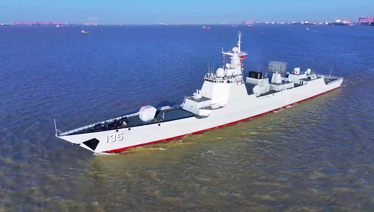 First hull of the current batch PLAN Type 052D 135 Dazhou also 