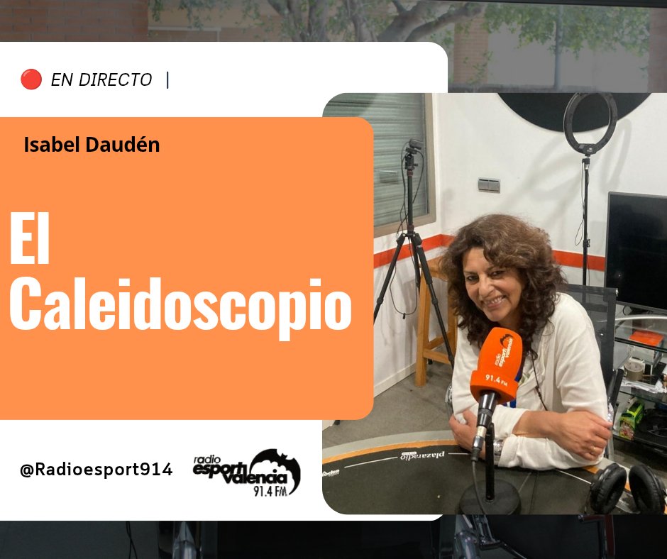 RadioEsport Valencia (@radioesport914) on Twitter photo 📻 HOY EN <a href="/ElCaleidoscopi3/">El Caleidoscopio de Isabel</a>:
🎞️ La vida de la actriz e inventora Hedy Lamarr.
🎭 Arturo Sebastià, uno de los protagonistas de la divertida comedia "La función que sale mal".
⌚ A las 18:00 h con <a href="/IsabelDauden/">Isabel Daudén</a> en la 91.4 FM. 📻 HOY EN <a href="/ElCaleidoscopi3/">El Caleidoscopio de Isabel</a>:
🎞️ La vida de la actriz e inventora Hedy Lamarr.
🎭 Arturo Sebastià, uno de los protagonistas de la divertida comedia "La función que sale mal".
⌚ A las 18:00 h con <a href="/IsabelDauden/">Isabel Daudén</a> en la 91.4 FM.