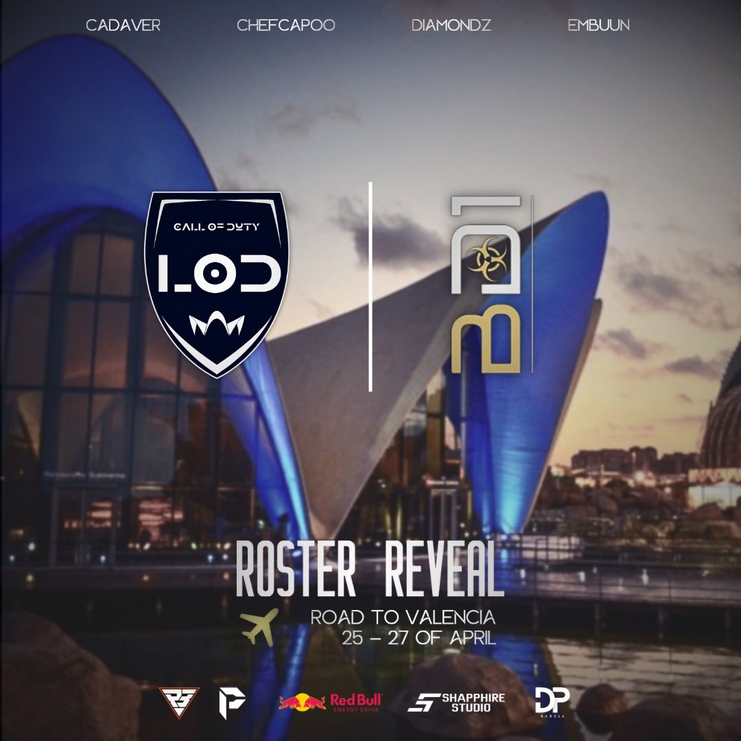 BIO D1 SIEGE | Rumbo a la Gloria en LOD Valencia.

La élite de nuestro club, integrada por los talentosos CADAVER, CHEFCAPOO, DIAMONDZ, y EMBUUN, se preparan para representar con orgullo a BIO D1 SIEGE en el prestigioso evento presencial de LOD Valencia.