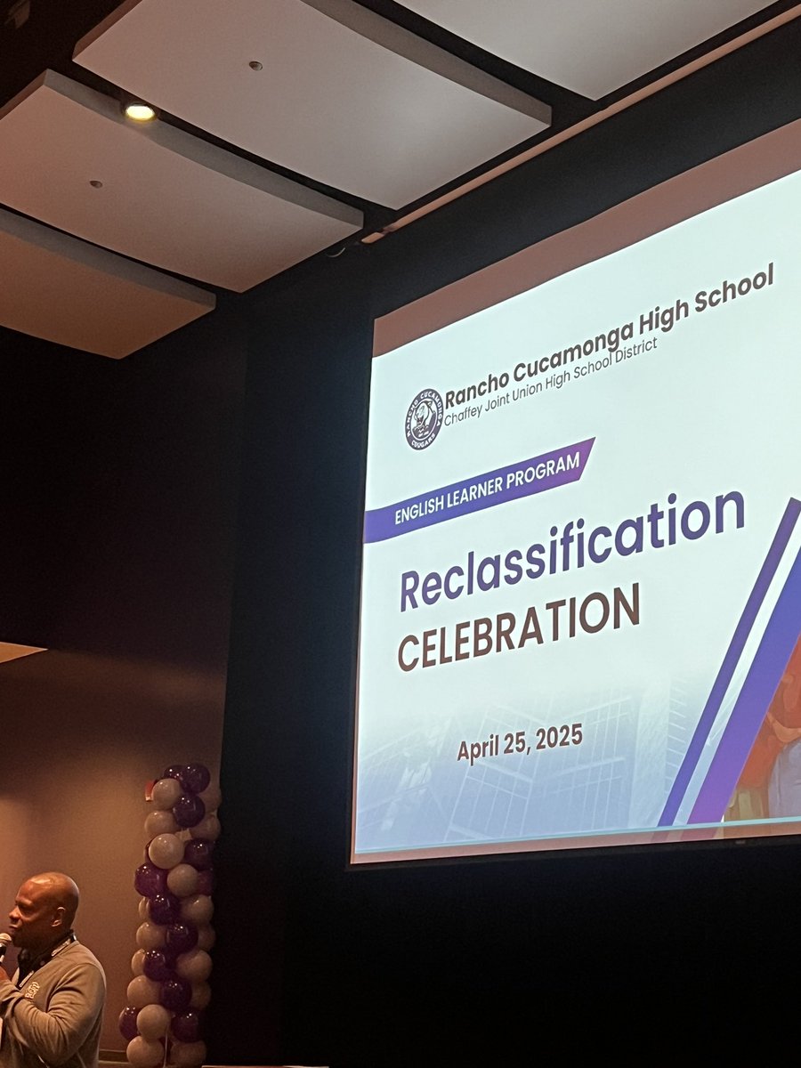 Excited to be at Rancho Cucamonga’s Reclassification Celebration this morning! 39 EL students were celebrated this morning!