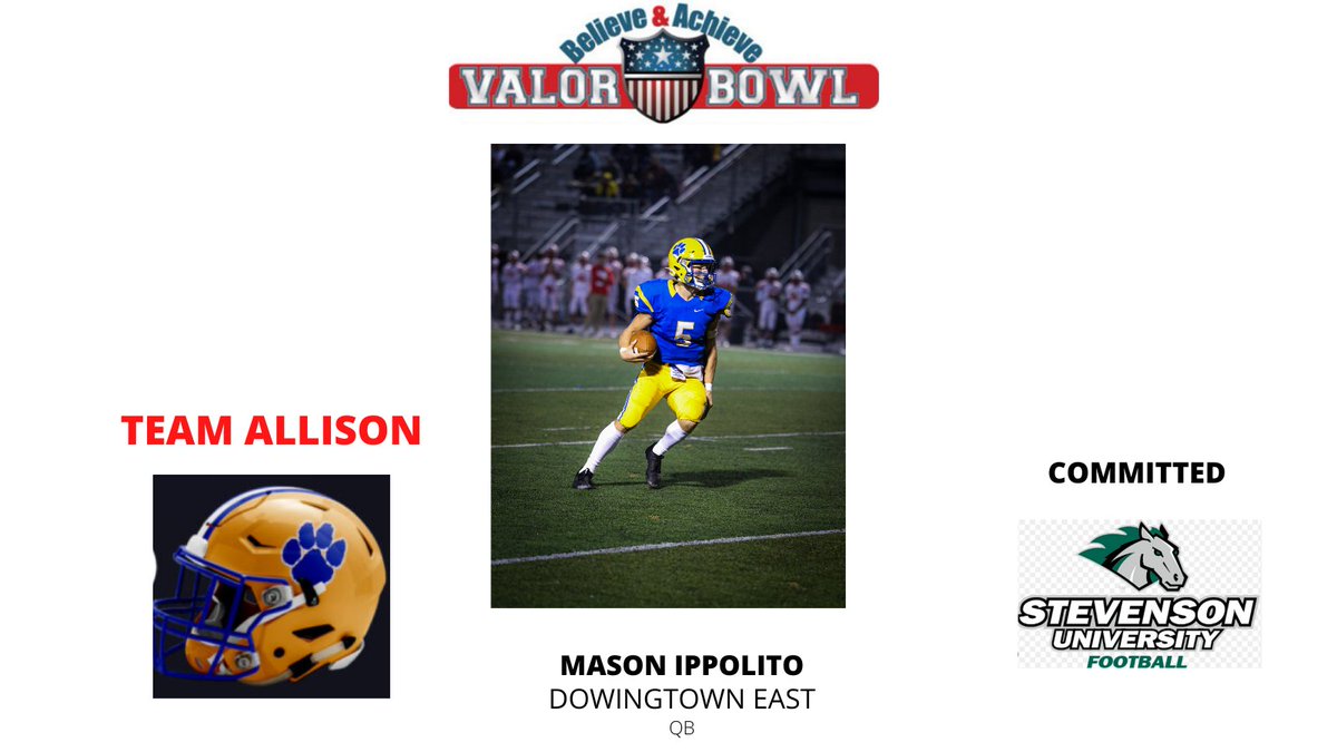 🚨🏈🚨🏈🚨2025 BELIEVE &amp; ACHIEVE VALOR BOWL SELECTION...