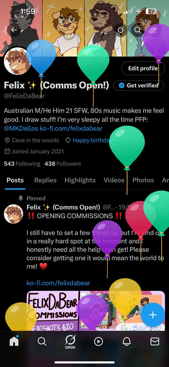 IM BIRTHDAY BEAR! 🎉