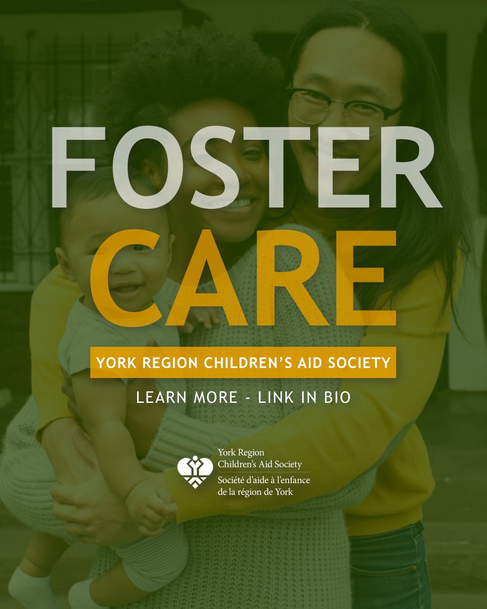 YorkRegionCAS (@yorkregioncas) on Twitter photo This #FosterFriday, we want to take a moment to celebrate the incredible families and caregivers who open their hearts and homes to children in need. 💛
Join us at our next foster caregiver information session on Wednesday, May 21 from 7 to 8 p.m.
Email: fostering@yorkcas.org This #FosterFriday, we want to take a moment to celebrate the incredible families and caregivers who open their hearts and homes to children in need. 💛
Join us at our next foster caregiver information session on Wednesday, May 21 from 7 to 8 p.m.
Email: fostering@yorkcas.org