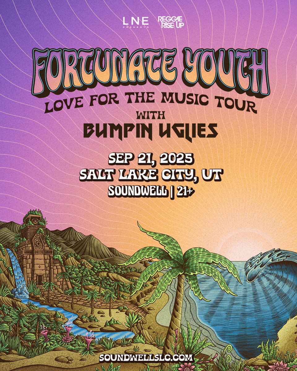 LNE Presents (@lnepresents) on Twitter photo 3 SHOWS ON SALE NOW📣
8.17 - Laura Jane Grace & Band at <a href="/SoundwellSLC/">Soundwell</a>
8.27 - <a href="/cypresshill/">Cypress Hill ™</a> x <a href="/atmosphere/">MASKMOSPHERE</a> Dank Daze of Summer Tour at <a href="/granarylive/">granarylive</a>
+ <a href="/LupeFiasco/">“SAMURAI” Now Playing</a> & <a href="/thepharcyde/">the pharcyde</a>
9.21 - <a href="/FortunateYouth/">Fortunate Youth</a> at <a href="/SoundwellSLC/">Soundwell</a>
+ <a href="/BumpinUglies/">Bumpin Uglies</a>
🎟️ LNEPresents.com
#LNE 3 SHOWS ON SALE NOW📣
8.17 - Laura Jane Grace & Band at <a href="/SoundwellSLC/">Soundwell</a>
8.27 - <a href="/cypresshill/">Cypress Hill ™</a> x <a href="/atmosphere/">MASKMOSPHERE</a> Dank Daze of Summer Tour at <a href="/granarylive/">granarylive</a>
+ <a href="/LupeFiasco/">“SAMURAI” Now Playing</a> & <a href="/thepharcyde/">the pharcyde</a>
9.21 - <a href="/FortunateYouth/">Fortunate Youth</a> at <a href="/SoundwellSLC/">Soundwell</a>
+ <a href="/BumpinUglies/">Bumpin Uglies</a>
🎟️ LNEPresents.com
#LNE