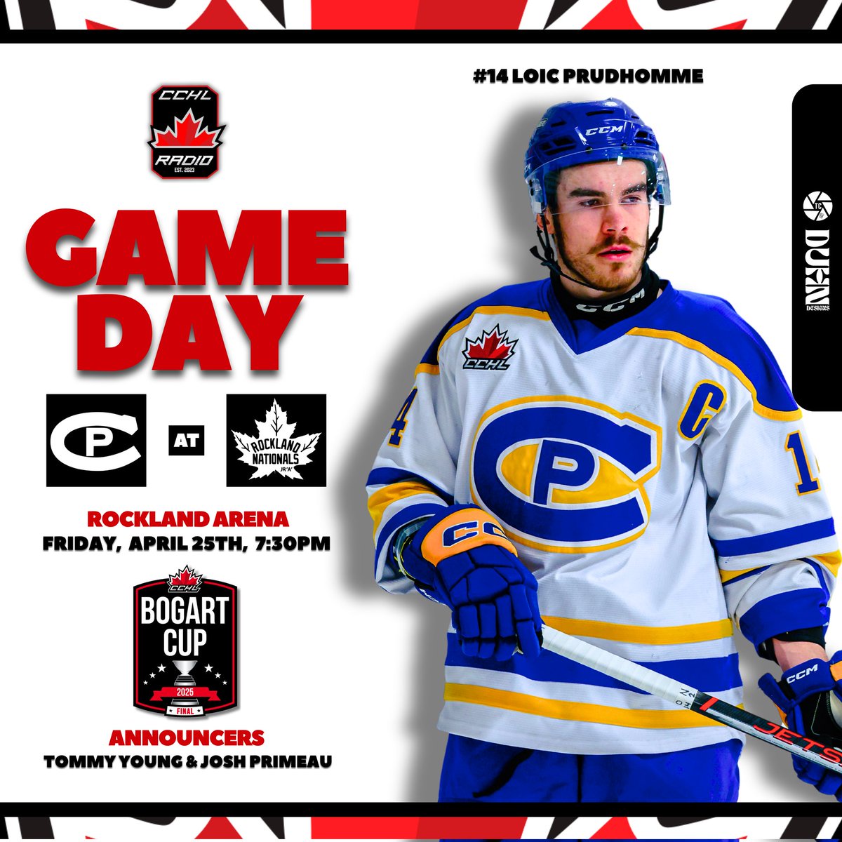 It's GAME THREE of the Bogart Cup Finals!

Will the Nationals use their home-crowd advantage to push the Canadians to the edge, or can Carleton Place take a crucial road win?

Tommy Young and Josh Primeau have the call tonight!

#roadtobogartcup2025