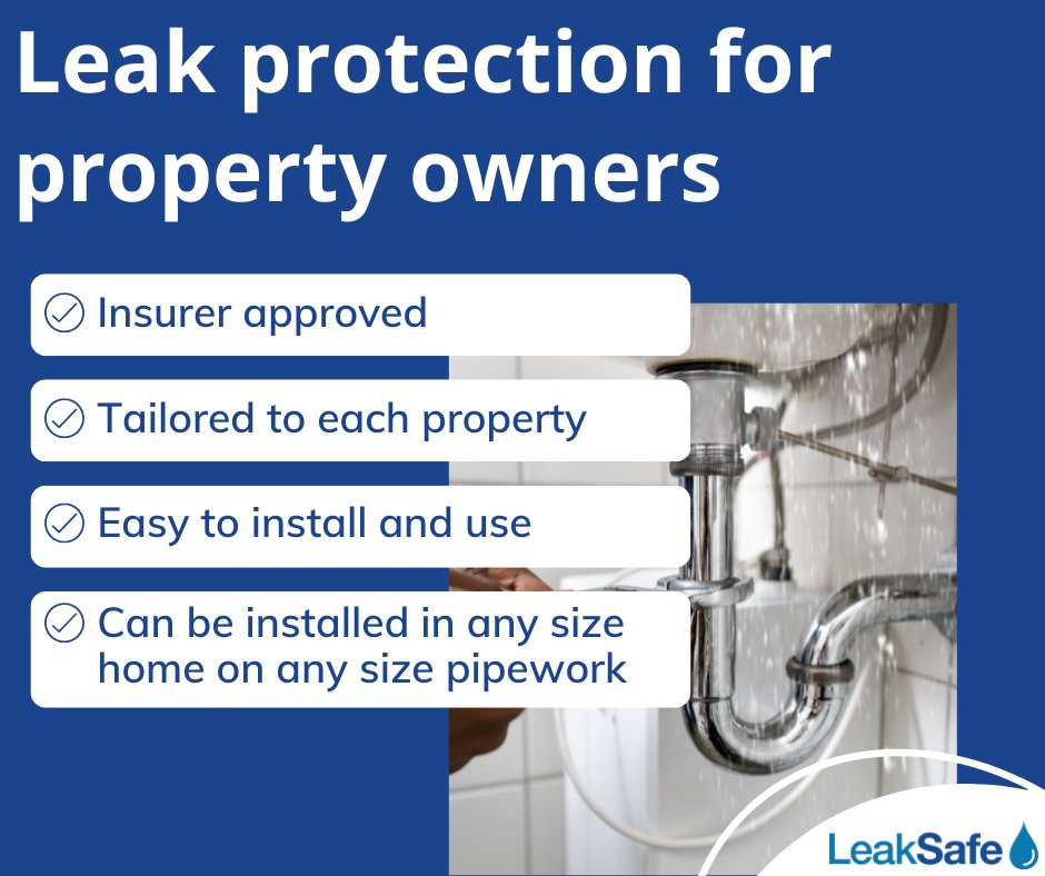 Leaksafe's tweet image. Water damage is a leading cause of property insurance claims. Leaksafe offers advanced leak detection and prevention solutions to safeguard your assets. Our technology provides real-time alerts, minimising damage 👉 leaksafe.com