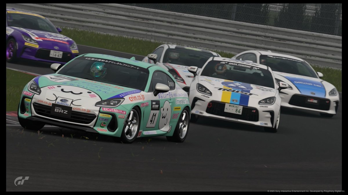 zc33s_massy's tweet photo. K.A.MSP GT7
GR86/BRZ RACE 第2戦
予選6位
決勝5位
選んだラインが幸いして1ポジアップ⤴️
良い刺激になってます😌
社畜仕様😇😇😇
次回も予定が合えば参加します🙌
参加された皆さん、お疲れさまでした!
運営の皆さんも円滑な進行ありがとうございました!
#KAMSP
#GT7
#グランツーリスモ7 https://t.co/5cnohk0soG