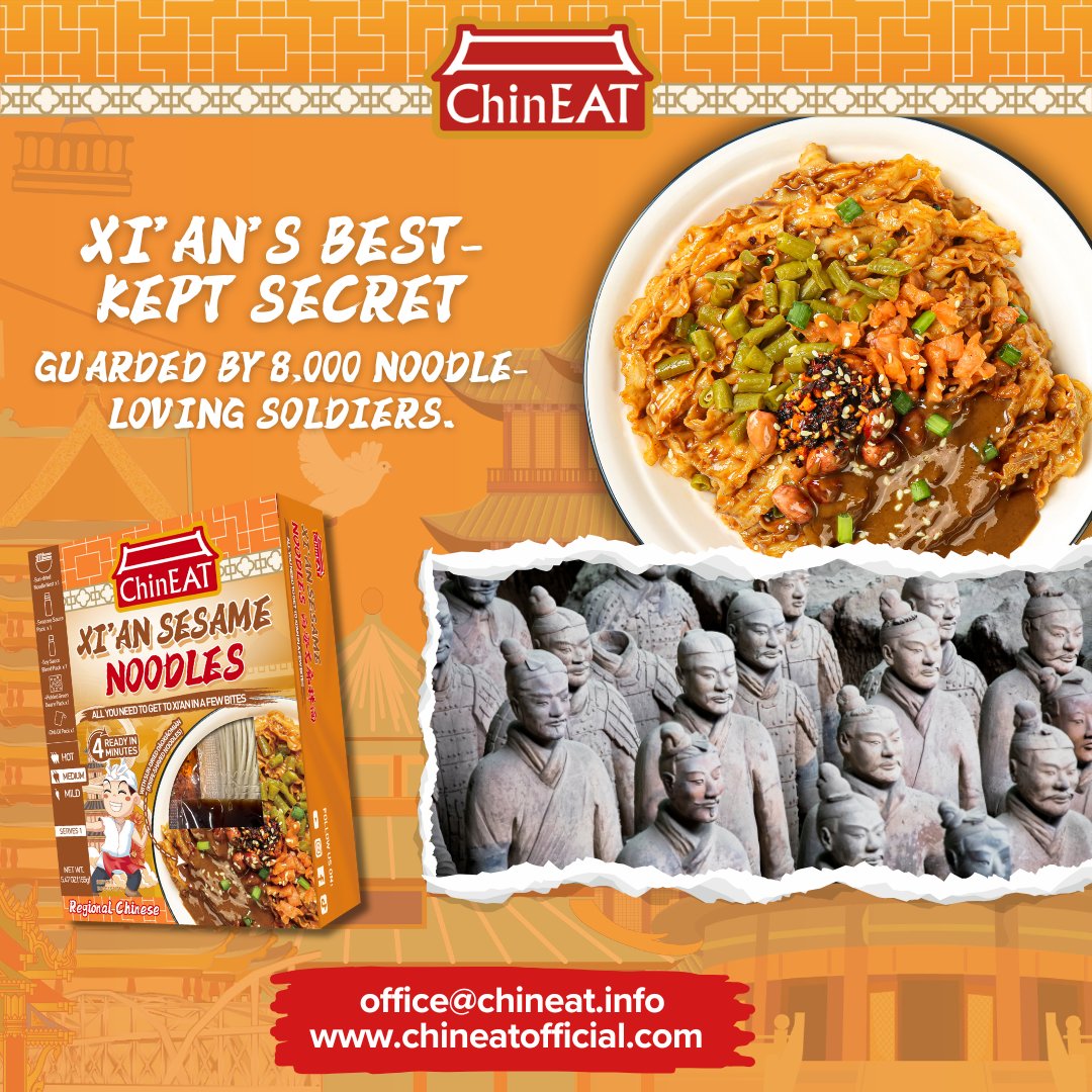chin_eat's tweet photo. They built a whole clay army just to protect this flavor.

Visit https://t.co/PLXXfQa05C drop an Email to office@chineat.info and keep in touch with us!⁠

#chinesefood #asianfood #xi'an #西安 #兵马俑 #terrecottasoldiers #chineat https://t.co/kIRBCFxoI2