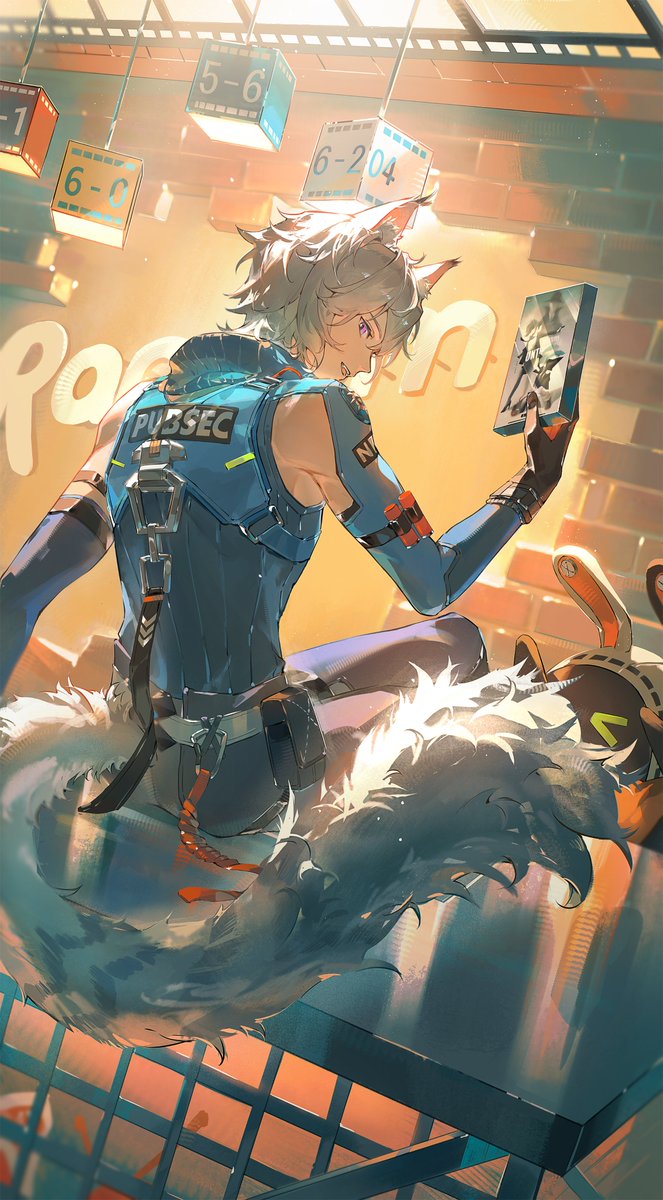 luochunRing's tweet image. #ZenlessZoneZero #zzzero #绝区零 #Wise #SethLowell  #lighterzzz #harumasa 
发现画过的绝区零帅哥有四张了，正好凑一起发发