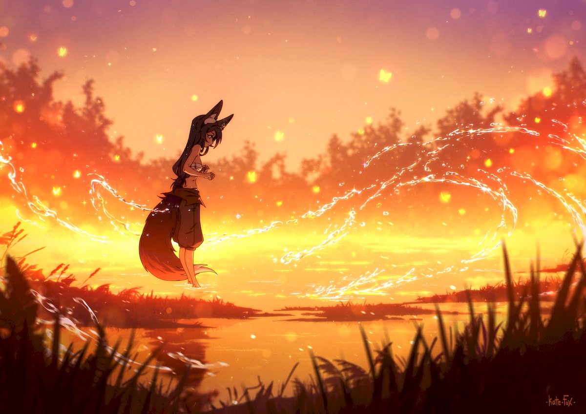 Kate__Fox's tweet image. Magick moment✨
#art #foxy #OC #CLIPSTUDIO