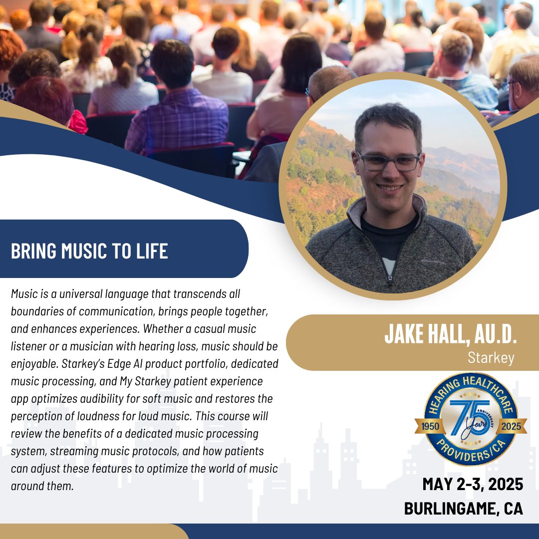Join us at #HHP2025 for these sessions with Allie Baeten, AU.D. and Jake Hall, AU.D. | Learn more and register today at: ow.ly/ZulI50VpZX3 #HHPCA