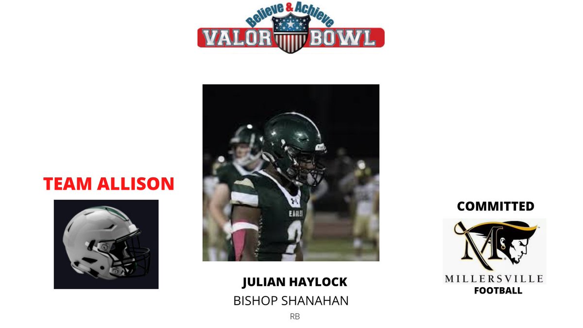 🚨🏈🚨🏈🚨2025 BELIEVE &amp; ACHIEVE VALOR BOWL SELECTION...