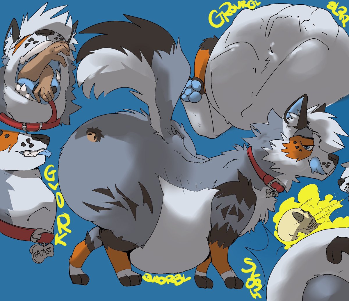 Never own fatass dogs you can never take care of personally or they will take care of you personally instead 

Commed by frend!!!