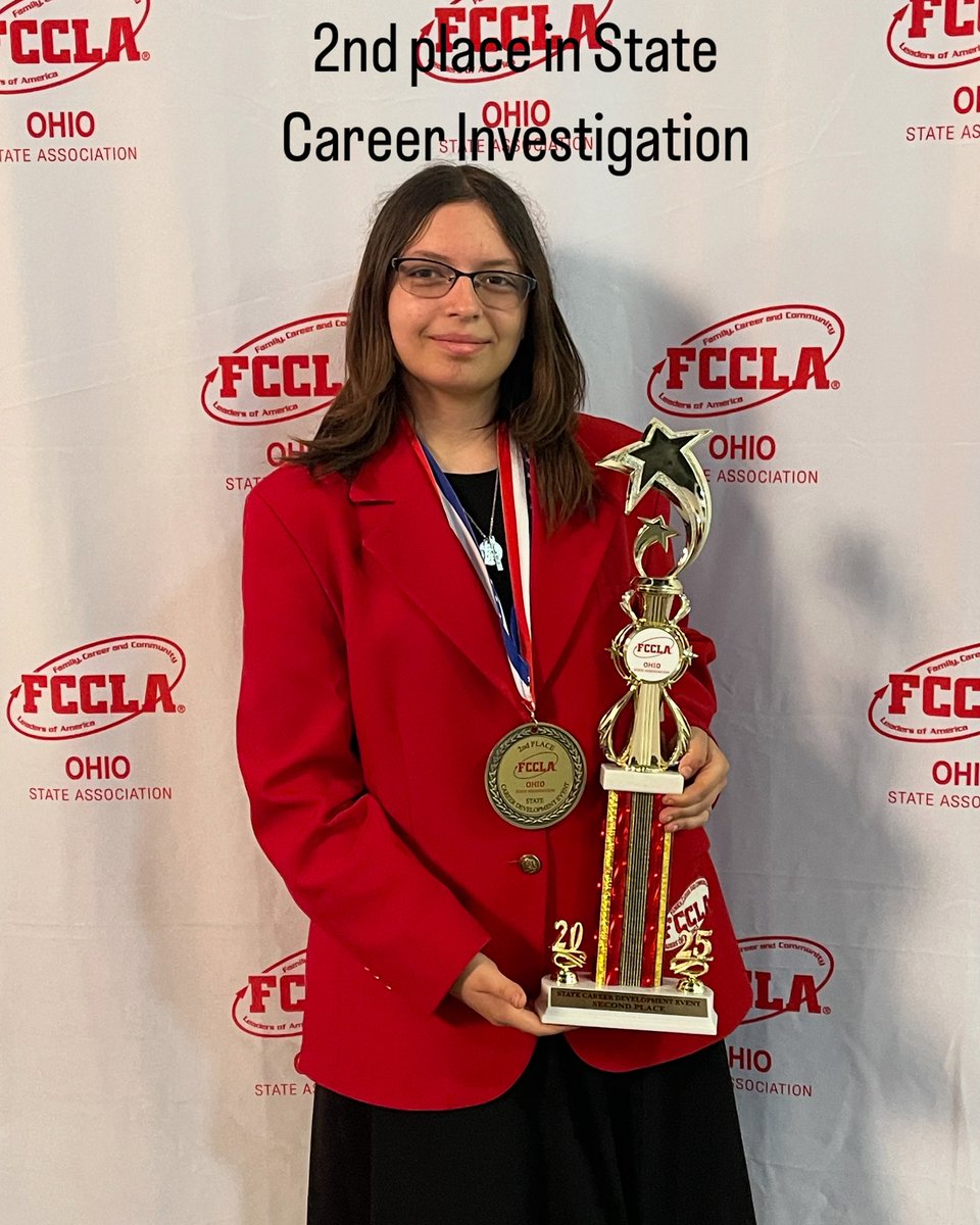 2nd Place in State
Career Investigation
