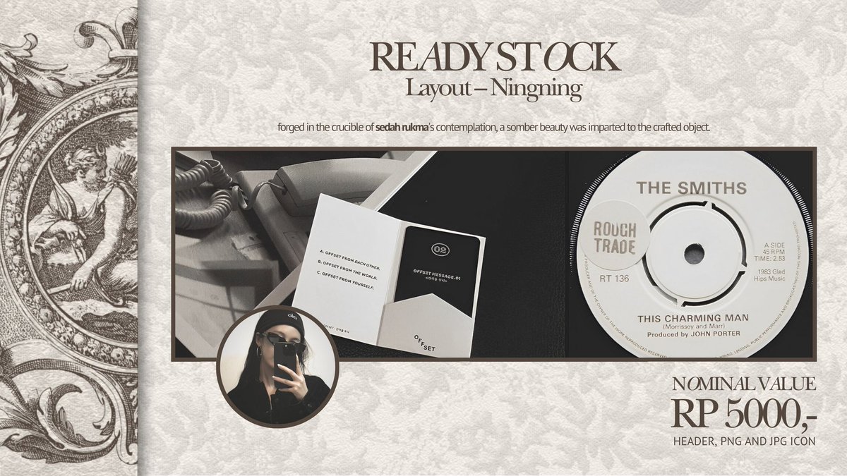sedahrukma's tweet image. Help rt/repost? Thank you!

New drop layout - Ningning, priced at RP 5,000,-/each includes png and jpg icon. Don’t hesitate to knock my DM if you’re interested.

#zonauang #zonajajan