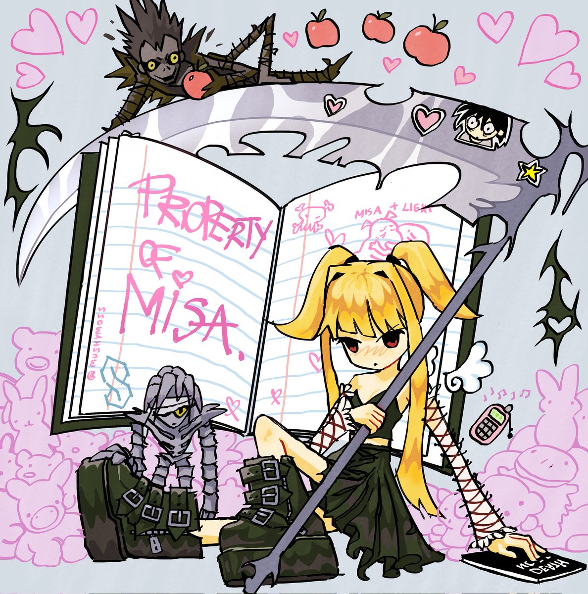 Deathnote X Cartoon Network ft. Misa my beloved