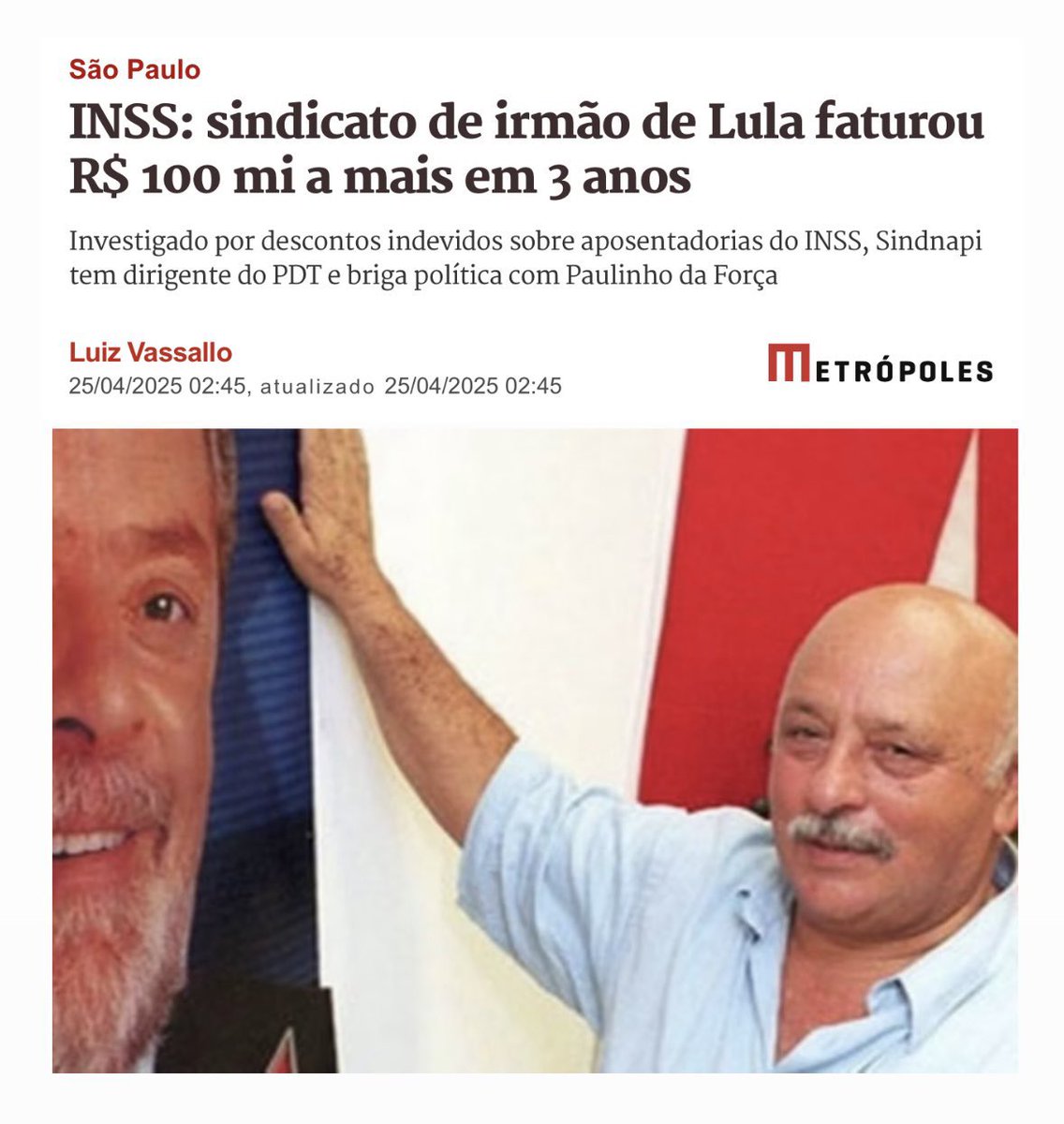 Ana Paula Henkel (@anapaulavolei) on Twitter photo O governo do amor voltou. Amor pelo dinheiro dos outros.
Mas pode chamar de “volta à cena do crime”. Não é mesmo, <a href="/geraldoalckmin/">Geraldo Alckmin 🇧🇷</a> ? O governo do amor voltou. Amor pelo dinheiro dos outros.
Mas pode chamar de “volta à cena do crime”. Não é mesmo, <a href="/geraldoalckmin/">Geraldo Alckmin 🇧🇷</a> ?
