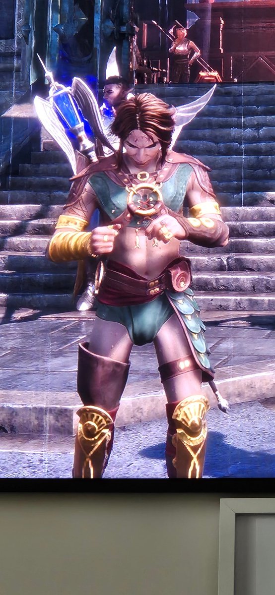 superbobbie's tweet photo. Currently playing #DragonAge #TheVeilguard. 

Here's my Rook! 

Oh, how I love games that include a #homosexual lifestyle. https://t.co/78zjTx4zyh