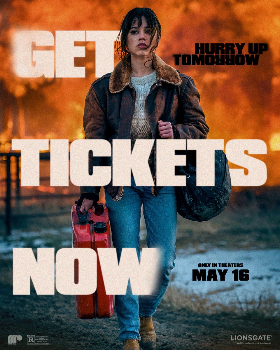 TICKETS ON SALE NOW.

#HURRYUPTOMORROW // IN THEATERS 5.16.25
hurryuptomorrow.movie/tickets
