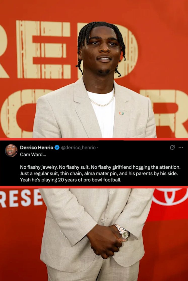 Humble: Titans No. 1 draft pick Cam Ward is the perfect example of the person you want as a quarterback.

Tennessee got a superstar 😤👀