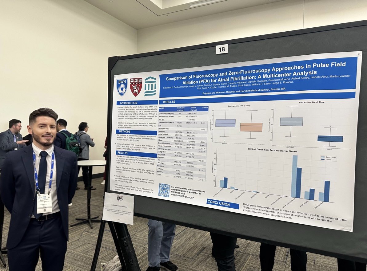 Sebastian Santos, MD (@sebastiansantp) on Twitter photo Thankful to be a Young Investigator Award finalist at #HRS2025 🫀! Honored to share this space with amazing and brilliant physician-scientists from around the world. Happy to represent <a href="/Brigham_EP/">Brigham EP</a> and <a href="/harvardmed/">Harvard Medical School</a>. Thank you to BWH EP department ! Thankful to be a Young Investigator Award finalist at #HRS2025 🫀! Honored to share this space with amazing and brilliant physician-scientists from around the world. Happy to represent <a href="/Brigham_EP/">Brigham EP</a> and <a href="/harvardmed/">Harvard Medical School</a>. Thank you to BWH EP department !