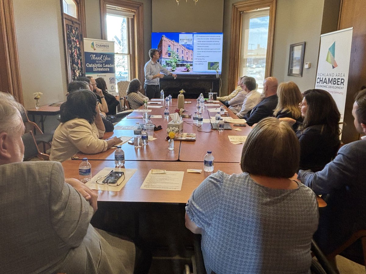 Great day with <a href="/TeamNEO/">Team NEO</a>! From Mansfield Lahm to Chartner to Hudson &amp; Essex - Richland County is on the rise. #GoTeamRichland