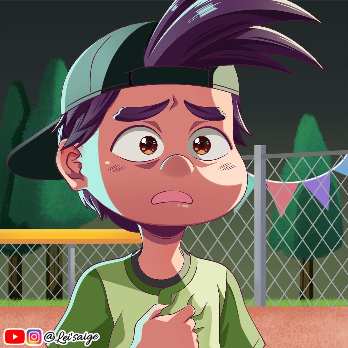 LeisaigeArts's tweet image. I haven’t been able to stop thinking about this scene. So, I had to draw yuwen. I tried adding a background too even though I can’t draw them.😂 #winorlose #yuwen #pixar