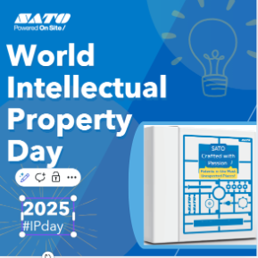 Happy #WorldIPDay 2025!
At SATO, a rising patent utilization reflects our drive to turn ideas into impactful solutions.
Guided by Ceaseless Creativity, our IP strategy aligns innovation with business growth and sustainability.
🔗More: ow.ly/nyLO50VHbv1
#SATO #IPD25