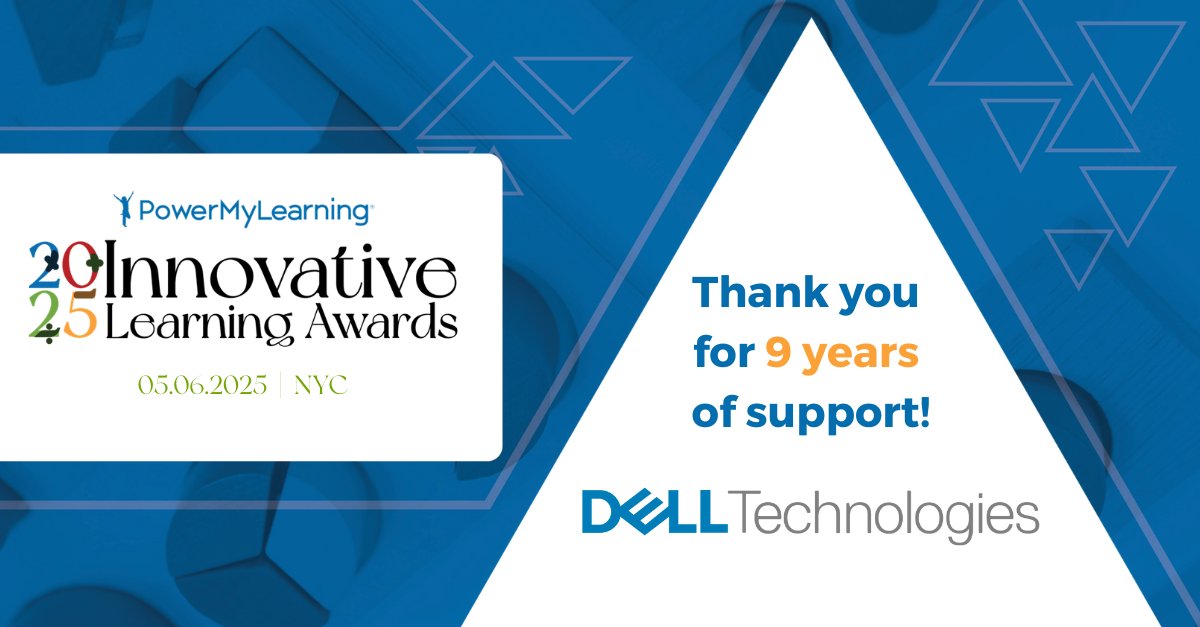 PowerMyLearning (@powermylearning) on Twitter photo Huge thanks to <a href="/DellTech/">Dell Technologies</a> for 9 years of partnership, helping us bring meaningful learning experiences to students nationwide! We’re proud to celebrate their impact at the 2025 Innovative Learning Awards.
🎉 Join us on May 6—limited tickets remain!
powermylearning.org/events/innovat… Huge thanks to <a href="/DellTech/">Dell Technologies</a> for 9 years of partnership, helping us bring meaningful learning experiences to students nationwide! We’re proud to celebrate their impact at the 2025 Innovative Learning Awards.
🎉 Join us on May 6—limited tickets remain!
powermylearning.org/events/innovat…