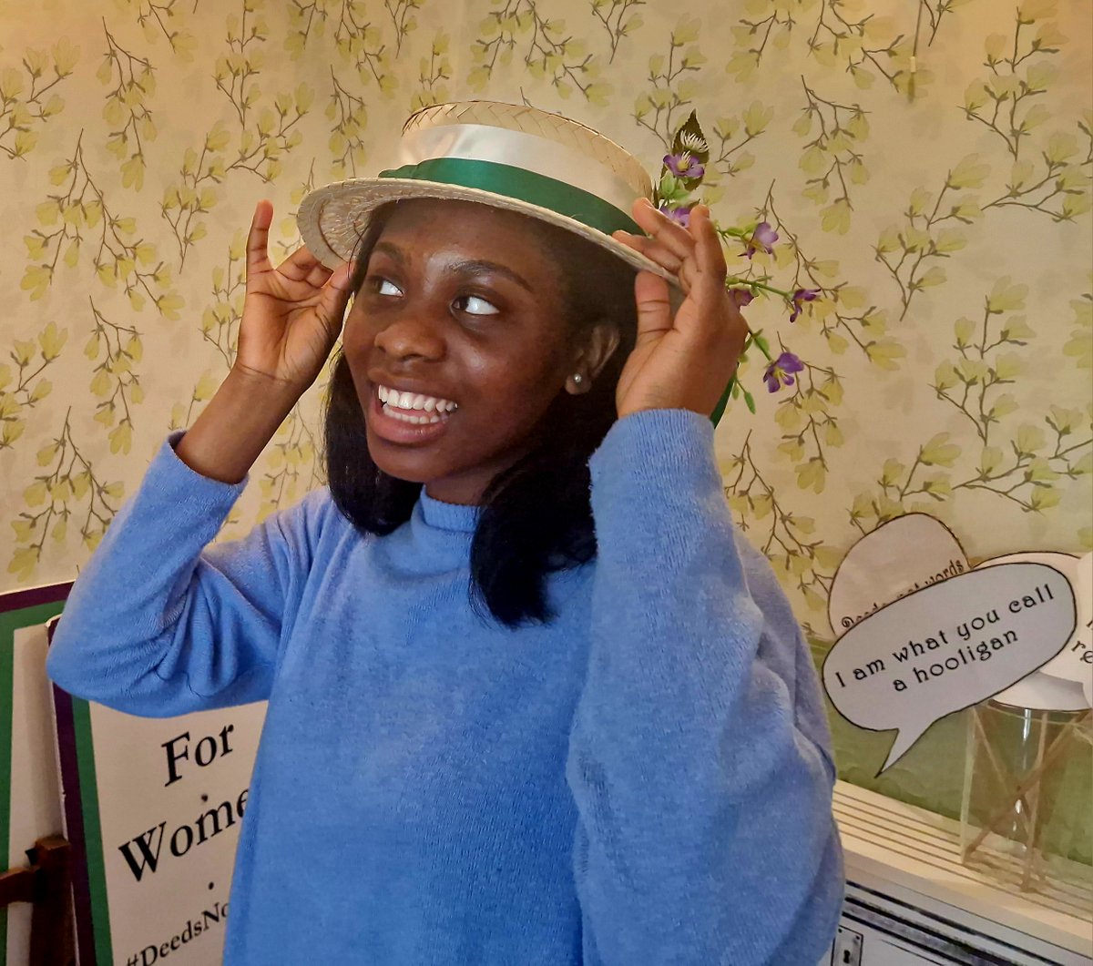 Is there a better way to spend your Thursday than dressing as a suffragette in our parlour? Of course not! We are open from 11am to 4pm (last entry 3pm). Book your ticket here: eventbrite.co.uk/e/visit-the-pa…