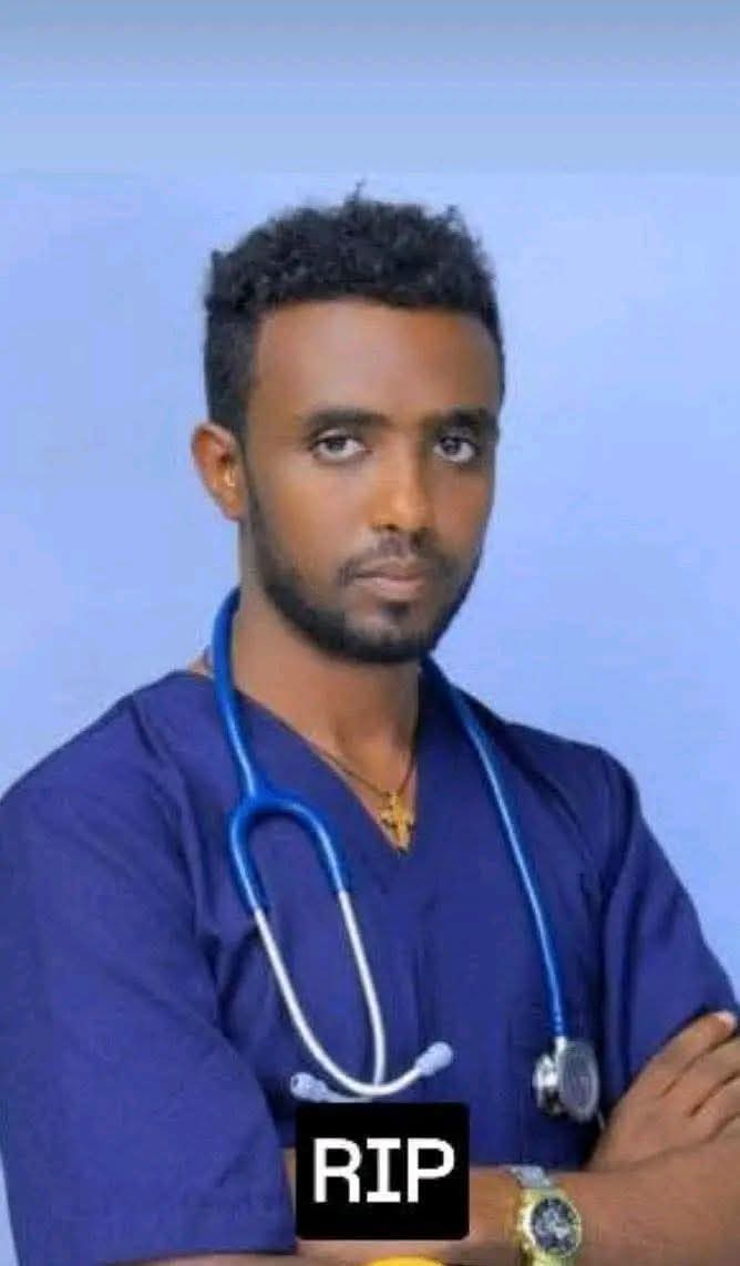 Dr. Gebre Mikael dedicated his life to healing others. Yesterday, he was gunned down alongside 9 innocent souls by Abiy Ahmed's military in #Amhara region Merhabete woreda Magaz kebele
Their only crime was being in the wrong place, in their own land.
<a href="/AmnestyEARO/">Amnesty Eastern Africa</a> <a href="/hrw/">Human Rights Watch</a> <a href="/StateDept/">Department of State</a>
