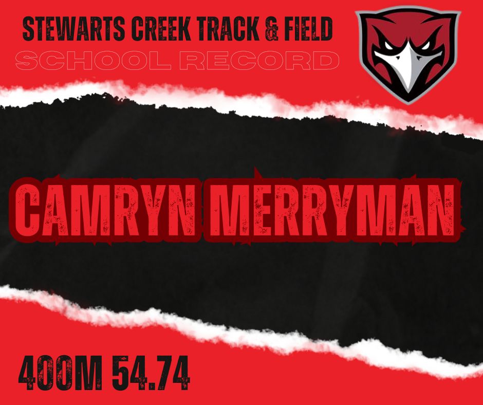 🚨New School Record🚨 <a href="/camryn_merryman/">Camryn Merryman</a> 2025 400m Girls RuCo Champion🥇!! <a href="/CreekAthletics1/">TheCreekAthletics</a>
