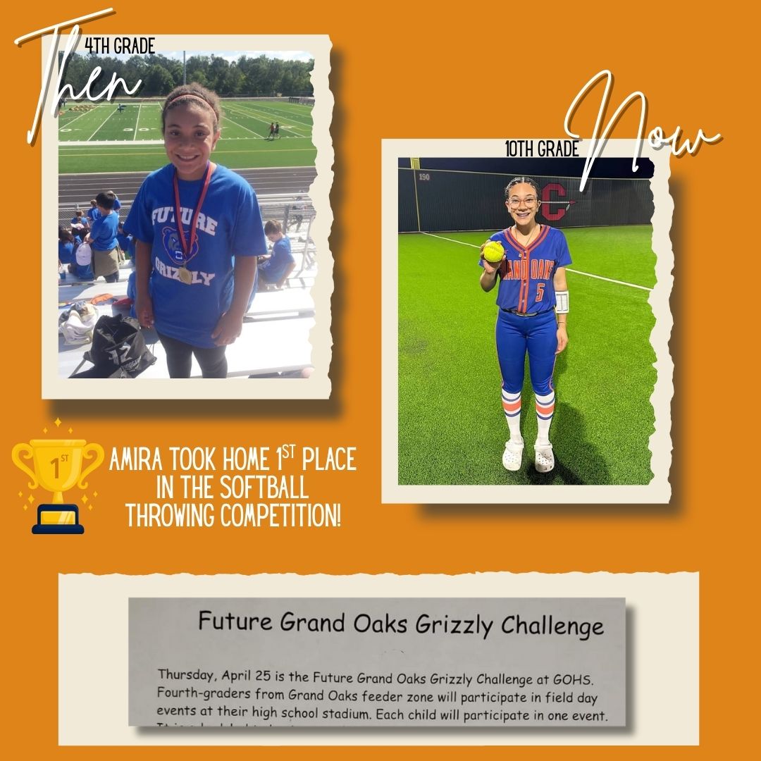 Dream BIG, Littles! Because dreams really do come true. 

Amira Abukhzam is a sophomore on the Grand Oaks Softball Varsity Team.