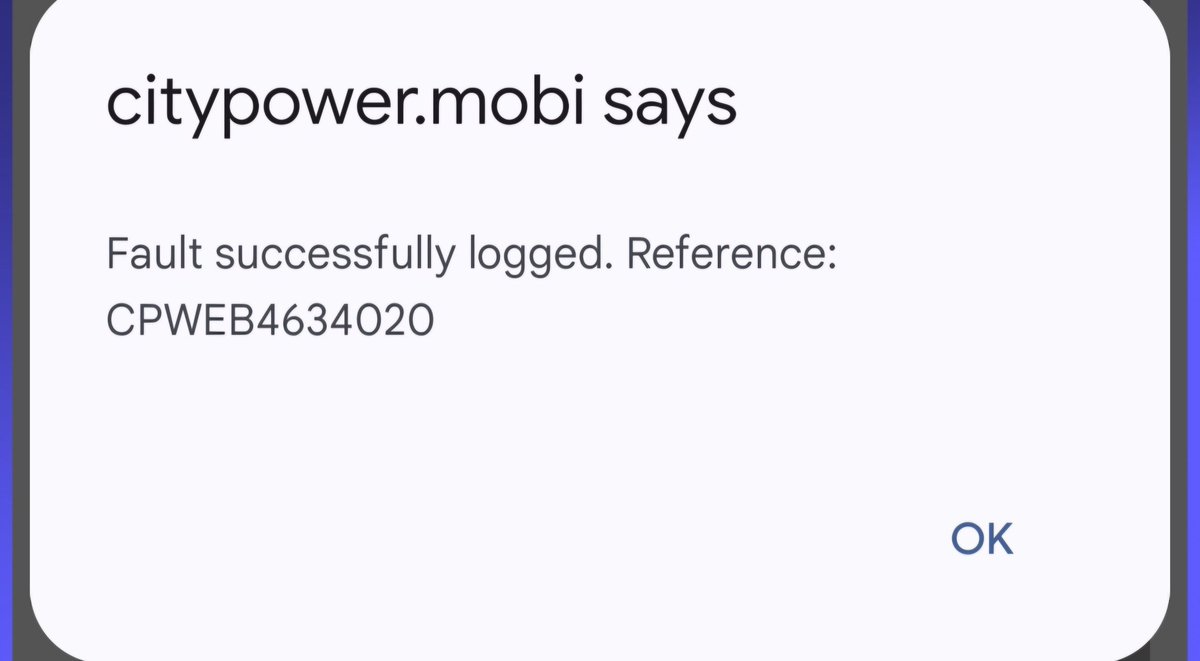 <a href="/CityPowerJhb/">@CityPowerJhb</a> Lindhaven is out again...