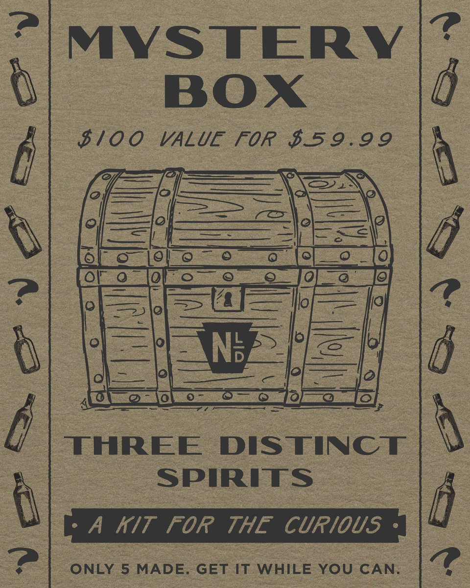 What’s in the box? Let’s just say—it’s not your average cocktail kit. Inside this mystery set, you’ll find three distinct spirits, each with a story worth sipping.

Only five of these Cocktail Creator Kits exist. MORE INFO: bit.ly/431yxES